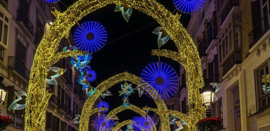 Julebelysningen Calle Larios Málaga 2022- Fantastisk